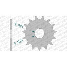Stahl Ritzel für Aprilia RS