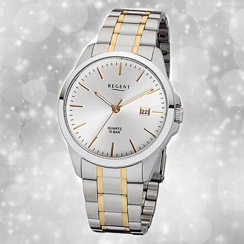 Regent herrenuhr silber gold - regent,