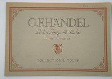 Notenheft: Christel Pfeiffer, G.F. Händel - leichte Tänze und Stücke.