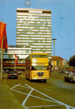 Postkarte :  BERLIN -  EUROPA Center mit Doppelstockbus , ca. 1973