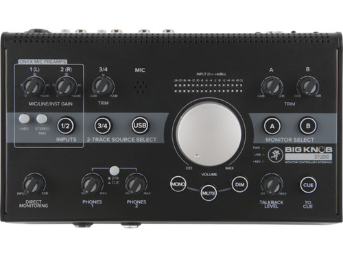 Mackie big knob studio - mackie,