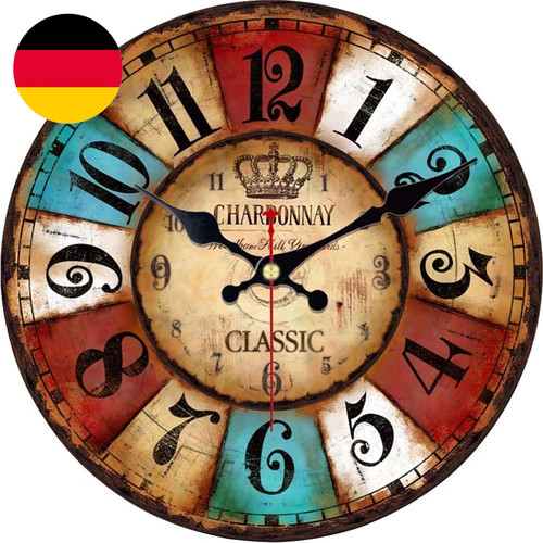Vikmari quarz wanduhr holz - quarz,