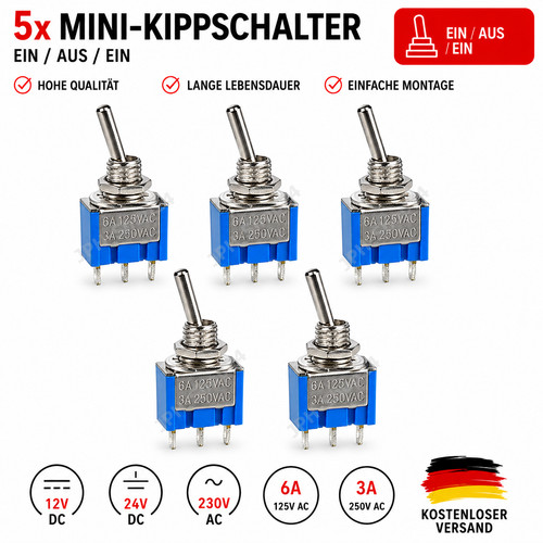 Mini kippschalter mts - kippschalter, mts-3