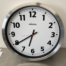 PEWETA Funkwanduhr weiß