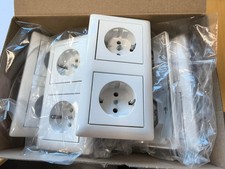 6x im Set - Gira SCHUKO 2f