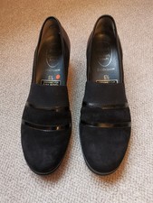 Meisi Damen Halbschuh Slipper Comfortschuh Schwarz Gr. 40 (UK 6,5)