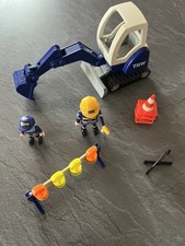 Playmobil 5096 THW Minibagger Baustelle mit 2 Figuren