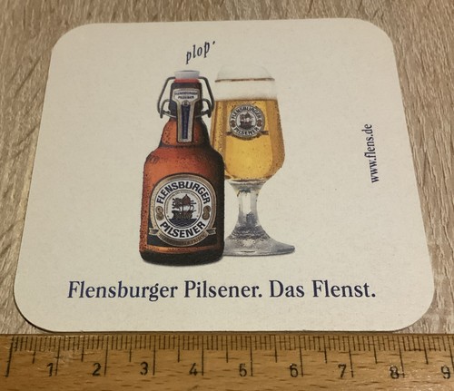 Alter bierdeckel flensburger - alter, bierdeckel,