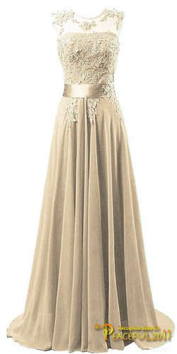 Chiffon brautjungfernkleid - chiffon,