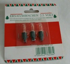 Ersatzkerzen 2,5 V für 40 und 80 Lichterkette Neu OVP Aussen