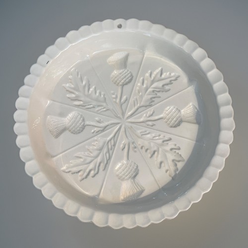 Creamware shortbread form - creamware,