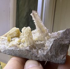 Bergkristall mit stilbit - mit,
