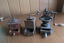 Kaffeemühle Handkaffeemühle Manuell 3 Stück Alt