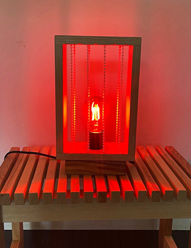 Holz tischlampe led - tischlampe, e27
