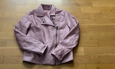 Kunstlederjacke Größe 146 von Yigga rosa