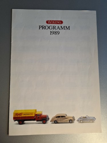 Prospekt 1989 wiking katalog - wiking,