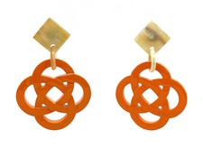 camilieri Horn Ohrringe