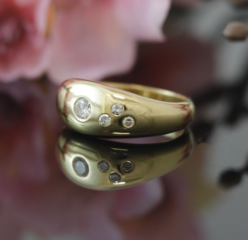Brillant ring 750er 18 - brillant,