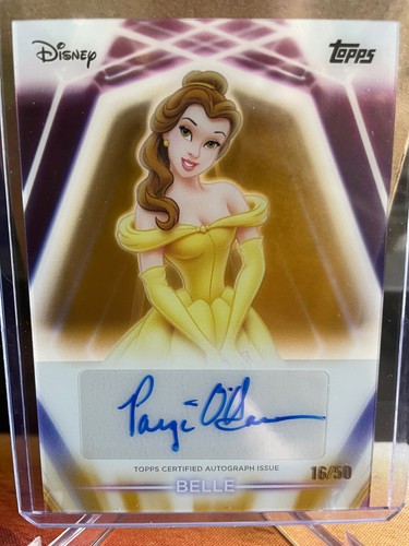 Topps disney neon belle auto - topps,