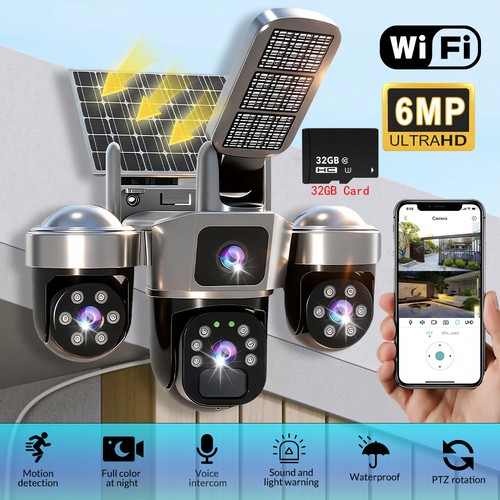 Solar battery powered - powered, wireless