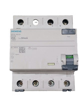 Siemens FI-Schalter 5SV3 342-6 RCCB 25A 30mA Typ A 400V Fehlerstromschutz
