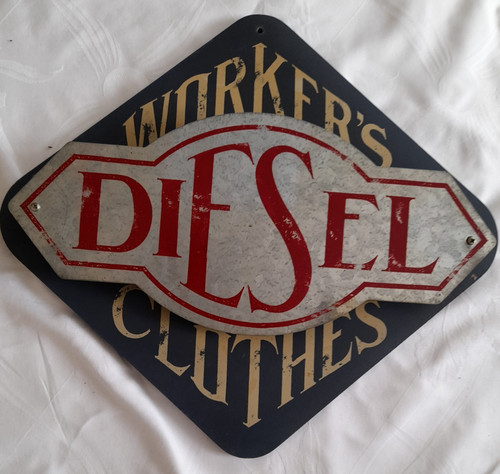 Werbeschild diesel jeans - werbeschild, jeans-