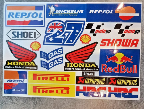 Aufkleber honda repsol hrc - honda,