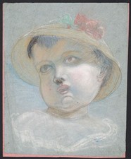 Amour Amor pastel drawing child Arnaud-Durbec Marseille dessin Zeichnung