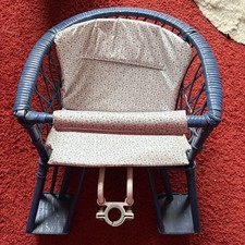 DDR Fahrrad Kindersitz Fahrradkindersitz Korb geflecht sitz Vintage Bulldog