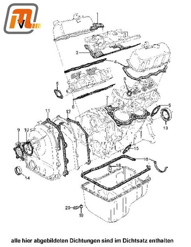 Saab gasket set engine - saab,