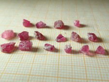 Rubin Lot roh,unbehandelt aus Afghanistan Gesamtgewicht 10 Karat