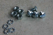 SIMSON SR2 SR2E Schrauben für Spritzlappen Schmutzfänger Spritzschutz vorn 005