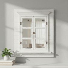 Wandspiegel Fensterläden