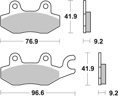 Brembo bremsbelagsatz - brembo,