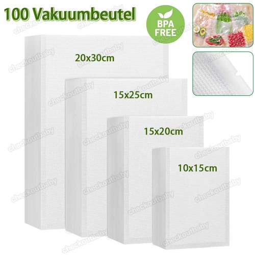 100x vakuumbeutel lebensmittel - vakuumbeutel,