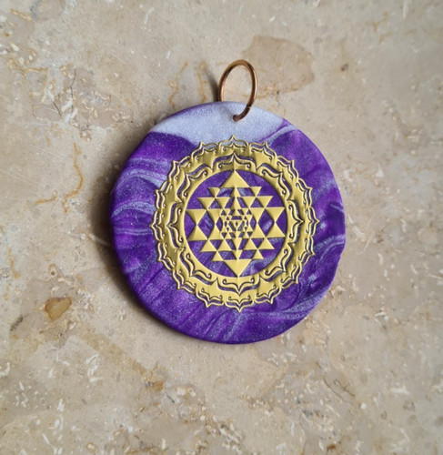 Anhänger sri yantra heilige - sri,