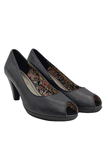 Tamaris peeptoe pumps schwarz - peeptoe,