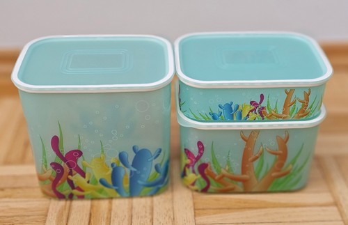 Tupperware 3tlg quadro set - tupperware, 3tlg.