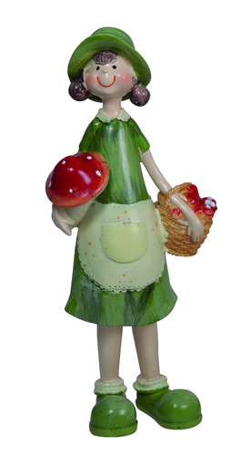 Wichtel deko figur - wichtel, mädchen