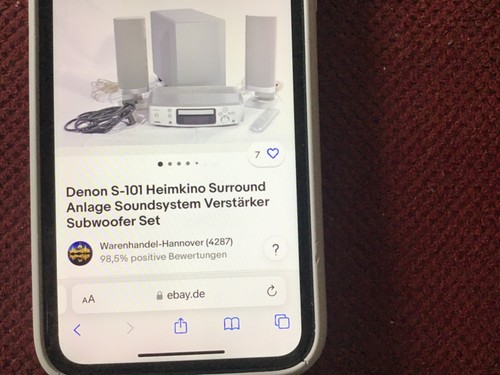 Denon 101 heimkino - s-101,