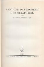 Martin Heidegger Kant und das
