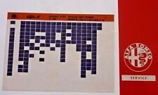 ALFA ROMEO 6 14.A. 10-1989 Karosserie original Ersatzteil Katalog ETK