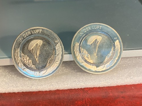 Euro münze mit - mit, polymerring