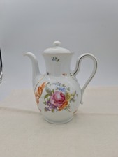 Rosenthal. "BALMORAL" KAFFE/TEE KANNE. Blumen Motive