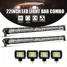 2x 22 Inch LED Light Bar Spot