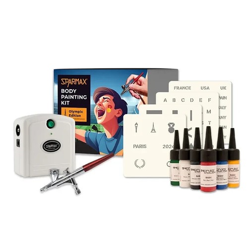 Airbrush body paint party set - body,
