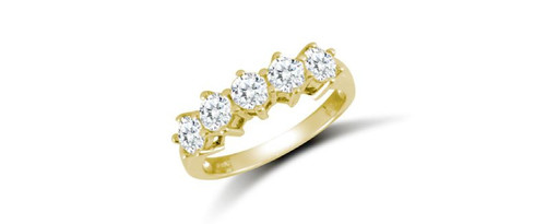 9ct gelbgold stein cubic - 9ct,