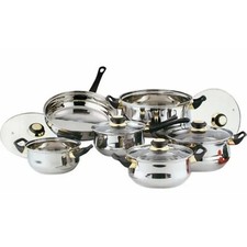 12-teiliges Edelstahl