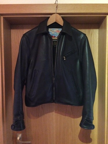 Aero leather jacket - leather, cordovan