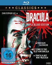 3x Christopher Lee DRACULA